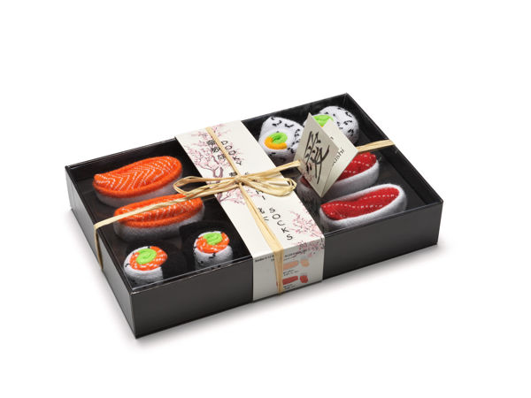 Afbeeldingen van Gift Sushi Socks 4 pairs