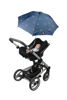 Afbeeldingen van Stroller Parasol Umbrella Blue Cherry