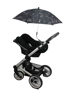 Afbeeldingen van Stroller Parasol Umbrella Romantic Leaves Black